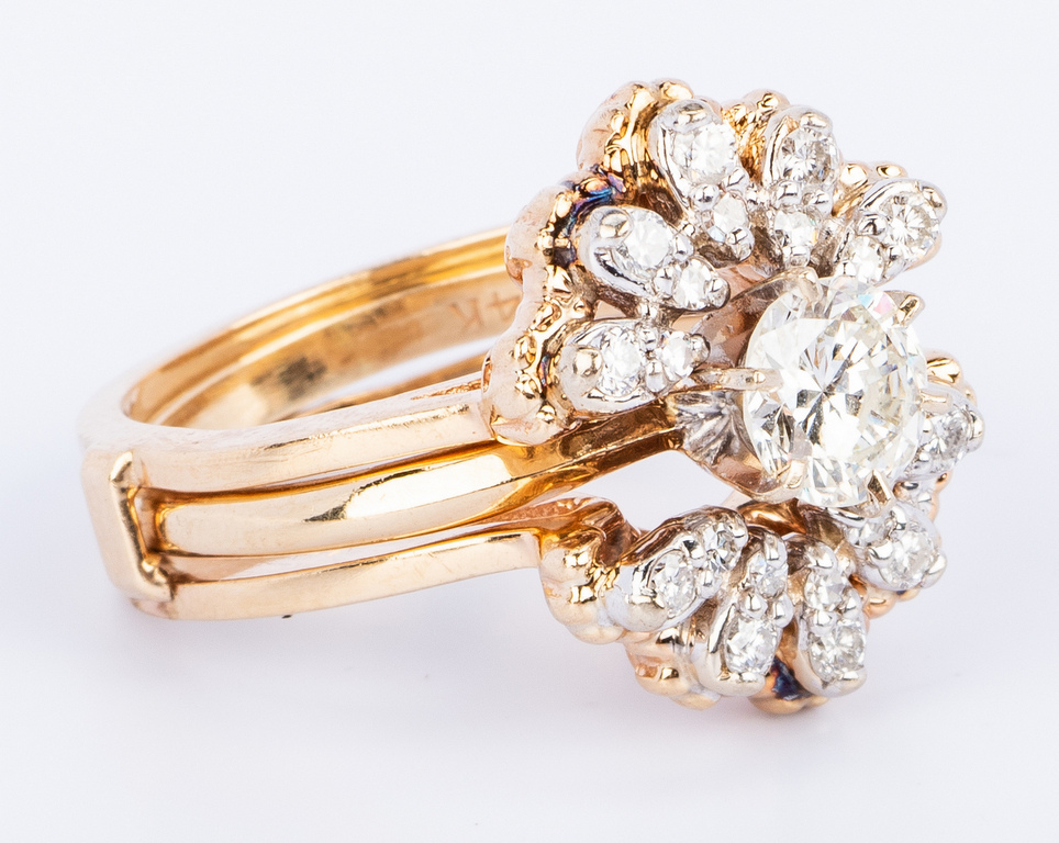Two 14K Diamond Wedding Rings - Image 4 of 17