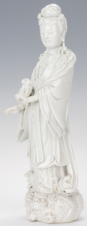 Blanc de Chine Porcelain Quan Yin Figure - Image 7 of 18