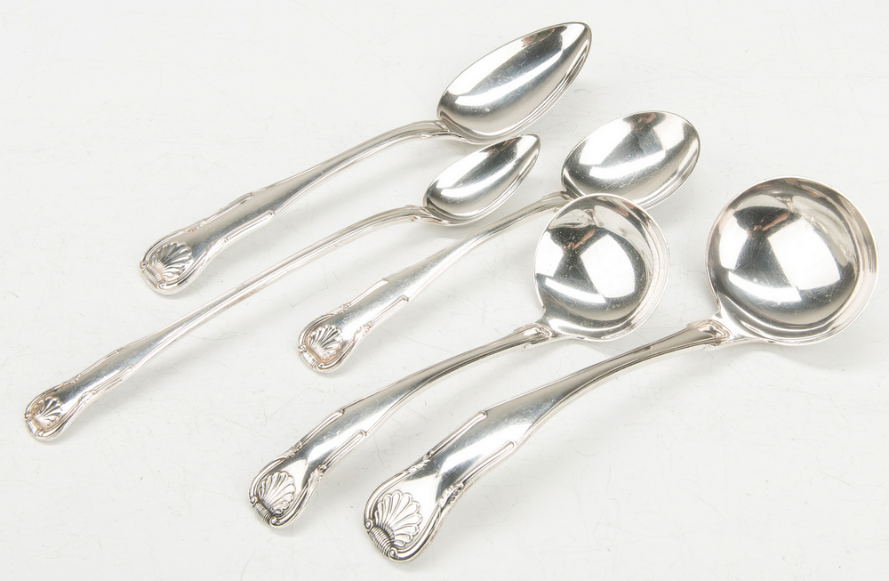 146 pcs. Kirk King's Pattern sterling flatware - Image 7 of 10