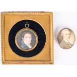 2 pcs Miniature Portrait Jewelry