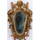 Continental Baroque Gilt Mirror