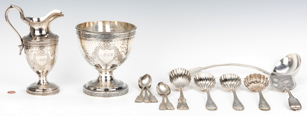 13 Pcs. Galt Silver, Marshall Family - Image 25 of 27