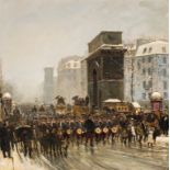 Paul G. Fischer Oil, Military Parade