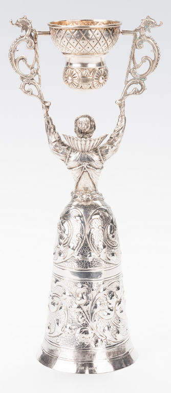 Continental Silver Wager or Marriage Cup - Image 4 of 14