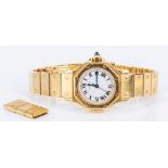 Cartier Lady's 18K Santos, 82.6 grams t.w.