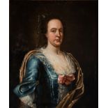 18th Cent. Continental Portrait, Lady in Blue