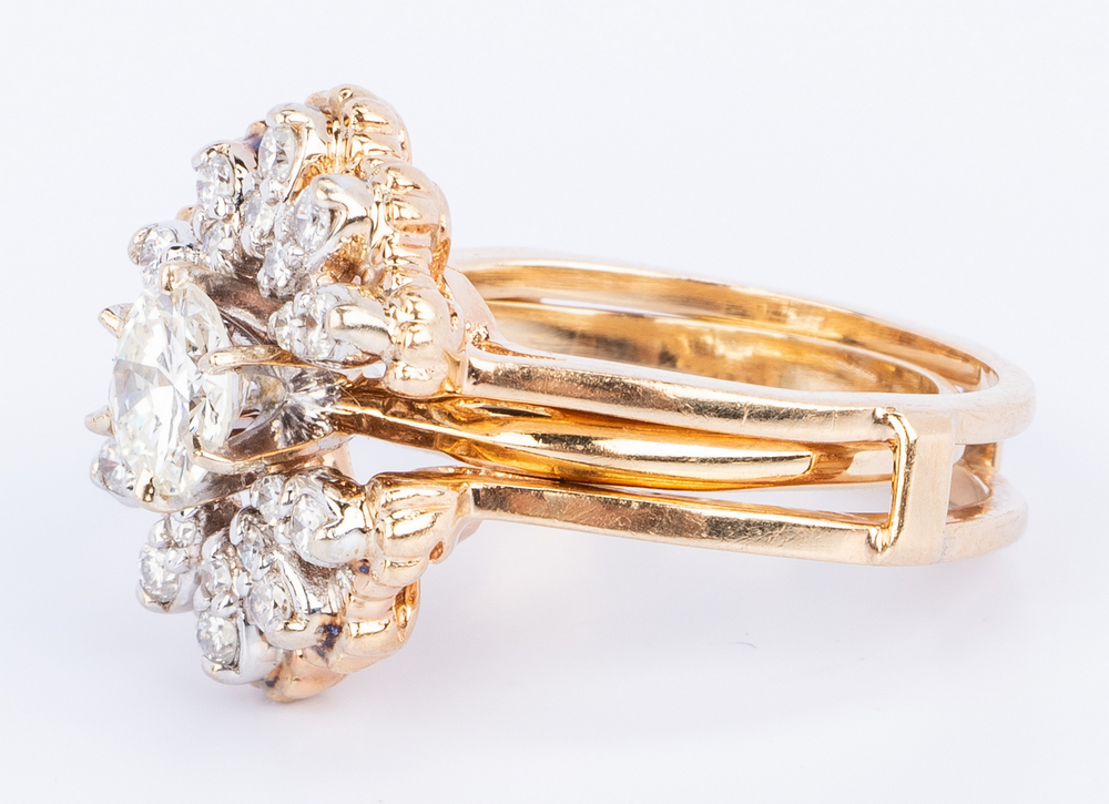 Two 14K Diamond Wedding Rings - Image 5 of 17