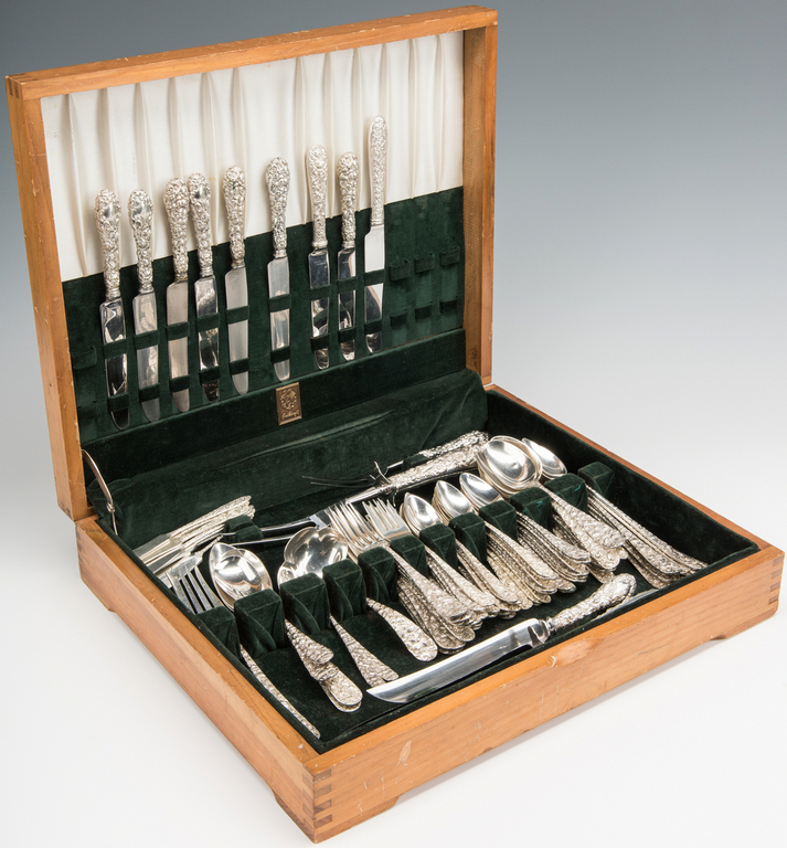 Kirk & Sons Repousse Flatware + more, 80 total Pcs. - Image 2 of 26