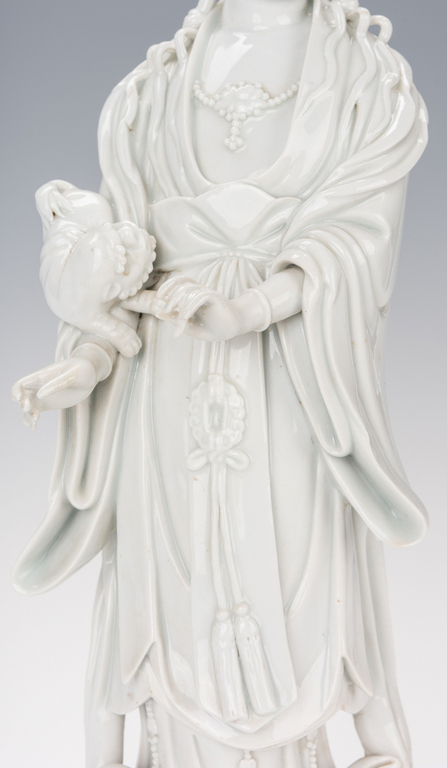 Blanc de Chine Porcelain Quan Yin Figure - Image 5 of 18