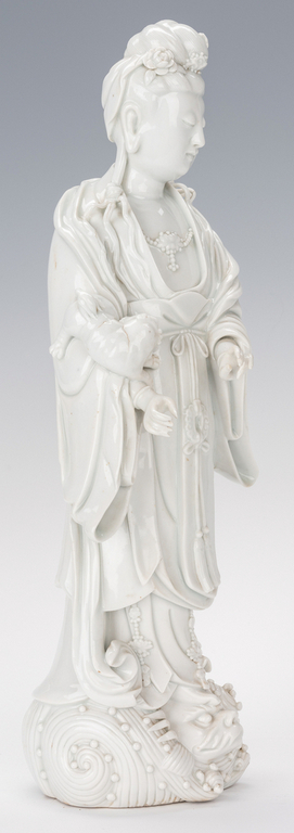 Blanc de Chine Porcelain Quan Yin Figure - Image 13 of 18