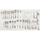 71 pcs Sterling Flatware inc. Whiting Boxed Cocktail Forks