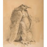 Werner Wildner Watercolor, Eagle