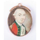 Miniature Portrait of British Captain