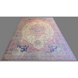 Antique Isparta Serapi style Carpet, 21'6" x 12'6"