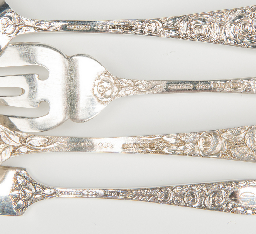 Kirk & Sons Repousse Flatware + more, 80 total Pcs. - Image 10 of 26