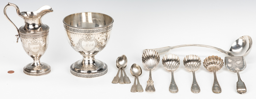 13 Pcs. Galt Silver, Marshall Family - Image 3 of 27