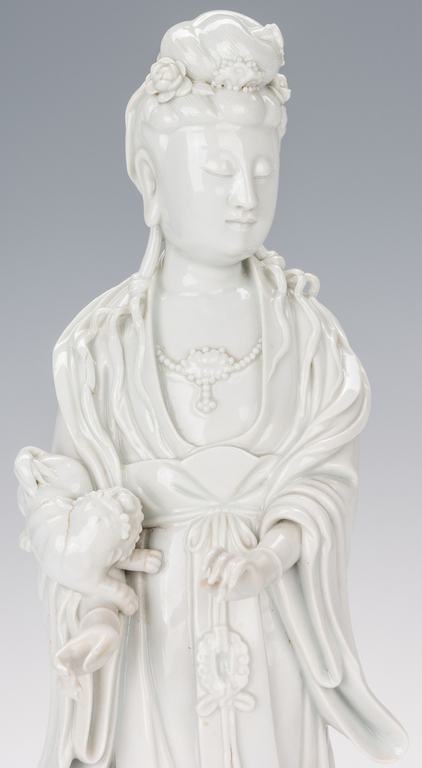 Blanc de Chine Porcelain Quan Yin Figure - Image 3 of 18