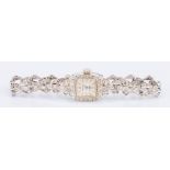 Ladies 14K Diamond Bracelet Watch