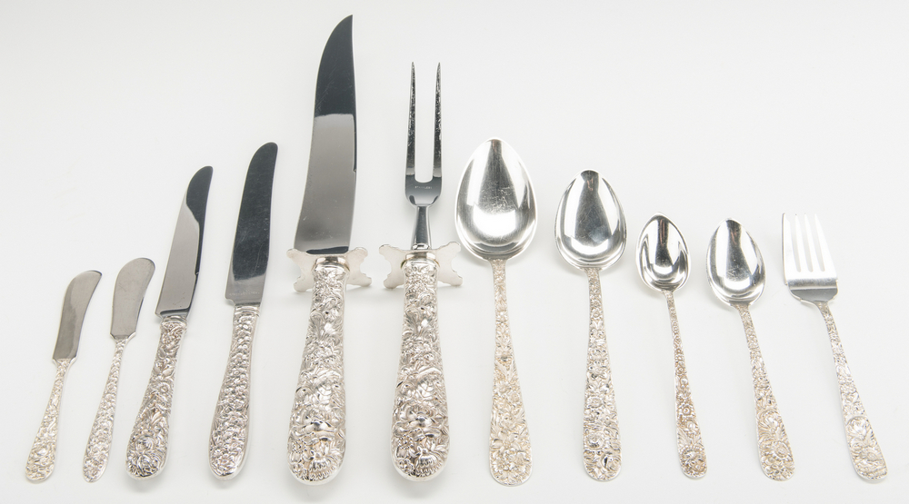 Kirk & Sons Repousse Flatware + more, 80 total Pcs. - Image 18 of 26