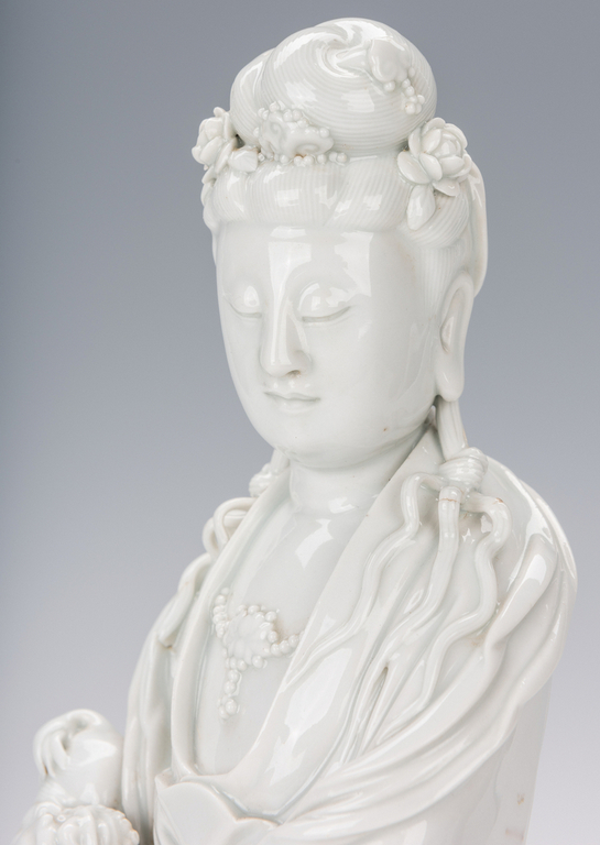 Blanc de Chine Porcelain Quan Yin Figure - Image 4 of 18