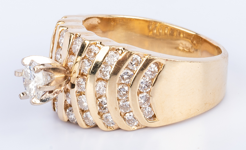 Two 14K Diamond Wedding Rings - Image 12 of 17