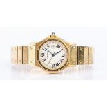 Unisex 18K Cartier Santos Octagon Watch