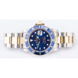 Gents Rolex 18K/Steel Submariner Blue face