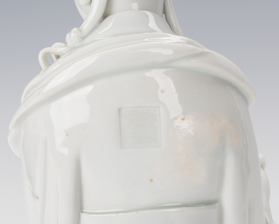 Blanc de Chine Porcelain Quan Yin Figure - Image 9 of 18