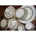 A Royal Doulton Rondelay pattern part dinner and tea service (box)