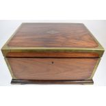 A 19th century Indian hardwood box,