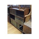 A pair of oak bookcases, 92 cm wide,