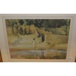 Eight William Russell Flint colour prints,