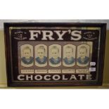 A Fry's Chocolate advertising mirror,