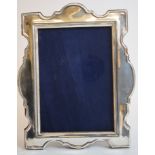 A silver photograph frame,