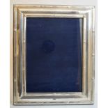 A silver photograph frame,