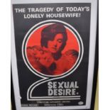 Movie poster: Sexual Desire, 1970, 76 x