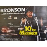 Movie poster: 10 To Midnight, 1983, 74 x