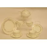 A Royal Worcester Chantilly pattern tea service, for eight place settings,