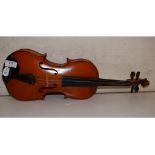 A violin, with a 13¼ inch two piece back