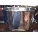 A stainless steel champagne bucket, 44 c