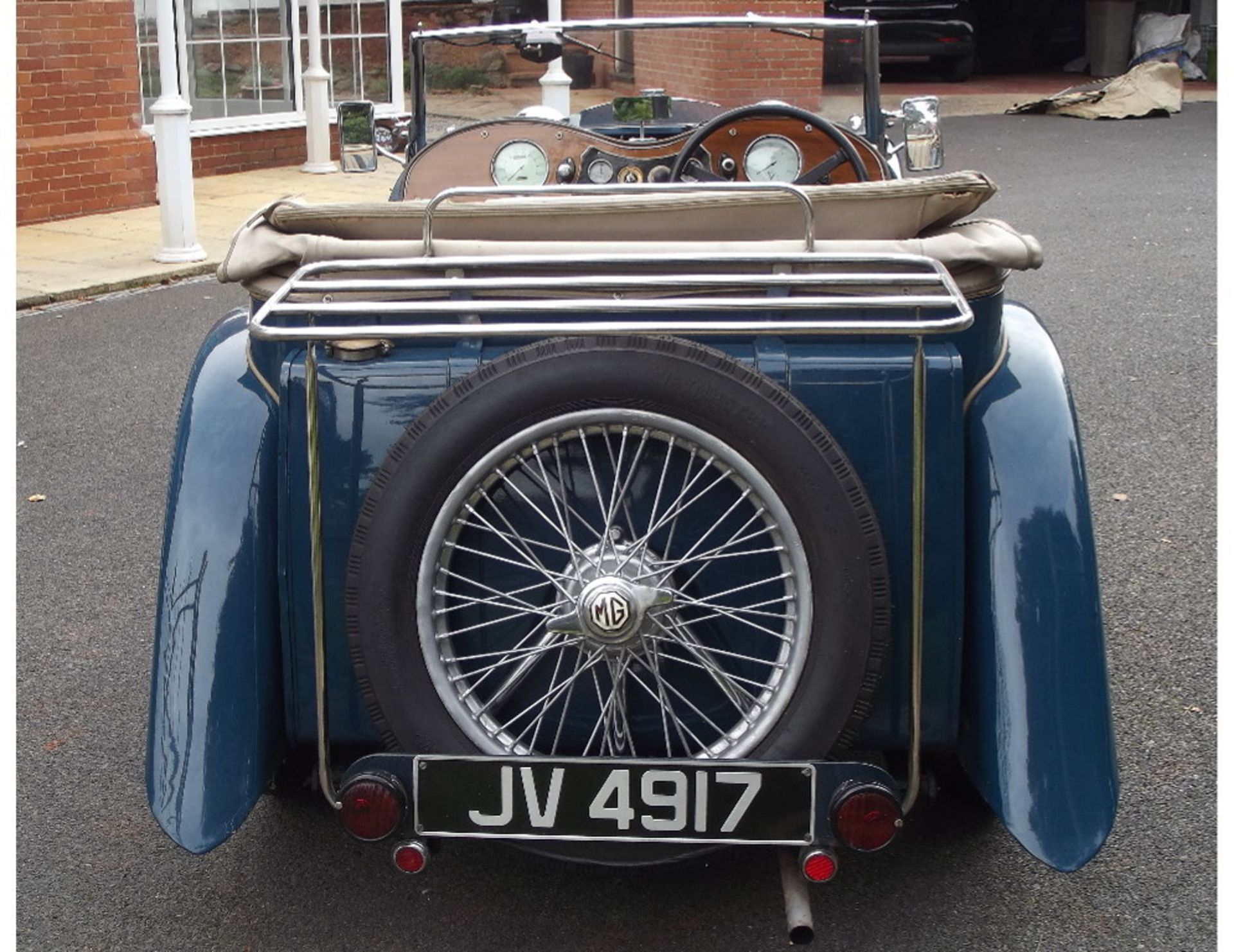 A 1936 MG TA, registration number JV 4917, chassis number TA 0291, engine number MPJM 39011, - Image 6 of 6