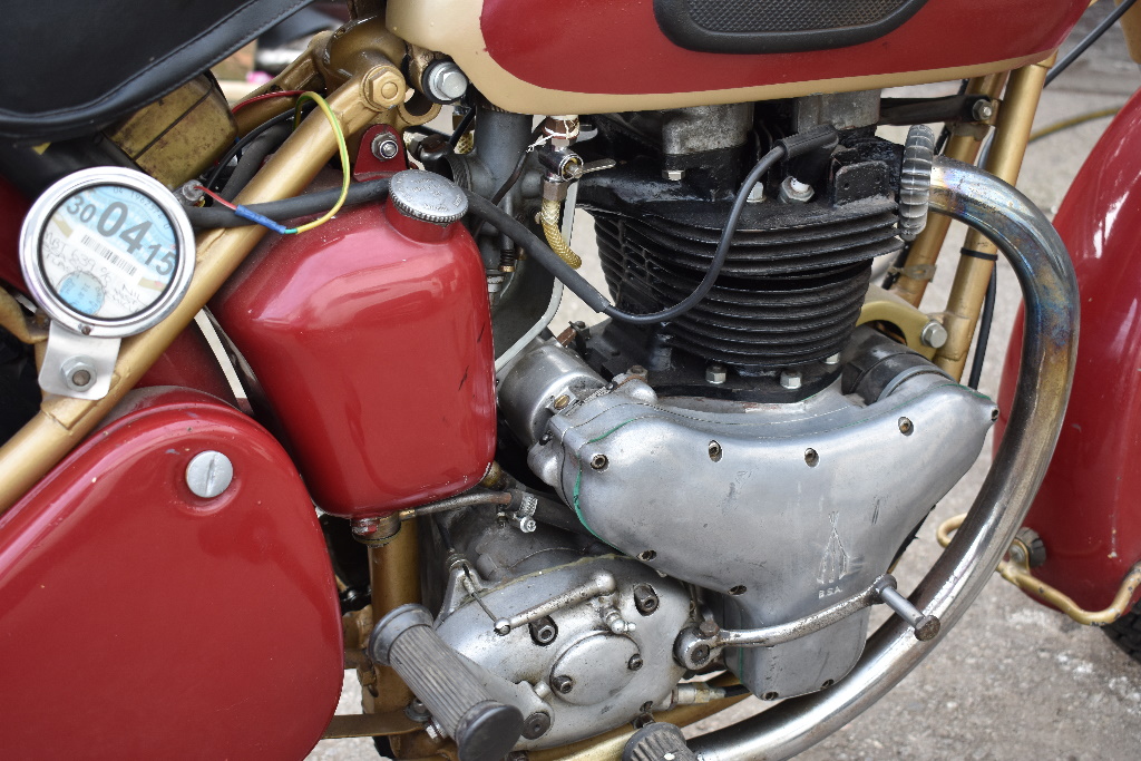 A 1953 BSA A10 Golden Flash, registration number MBT 639, frame number BA7510504, gold/red. - Image 3 of 6