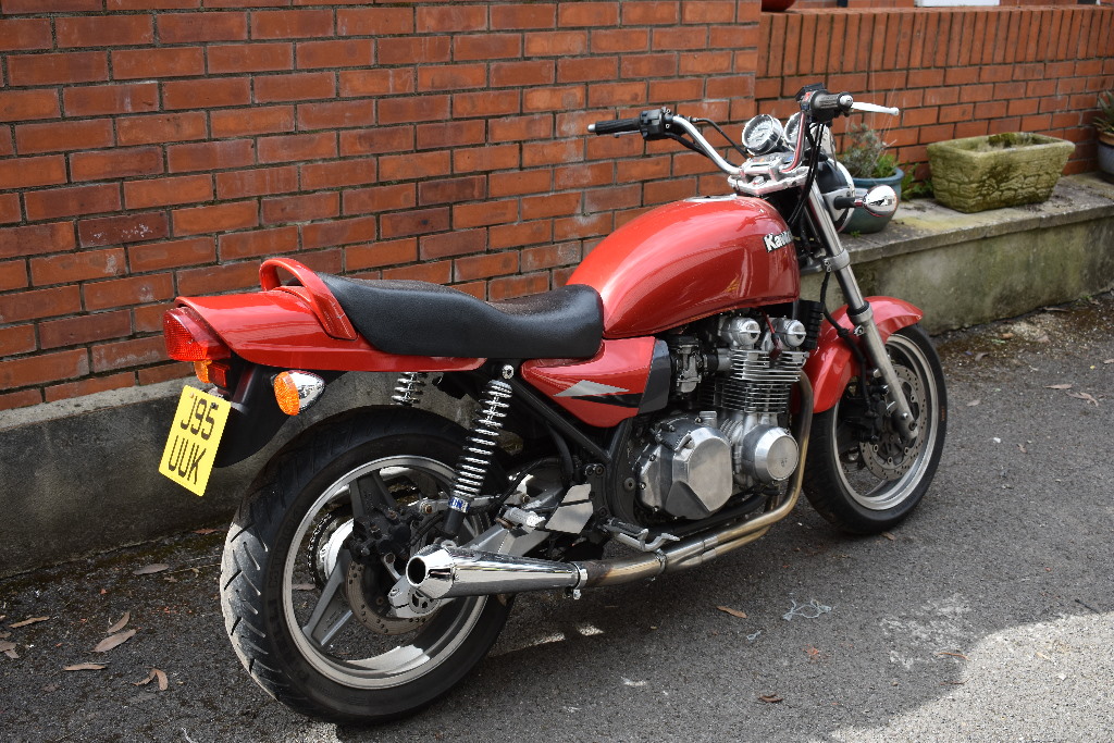 A 1992 Kawasaki ZR750 Zephyr, registration number J95 UUK, red. - Image 6 of 6