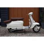 A 1965 Lambretta 150Li, registration number DEY 507C, frame number 712828, engine number 1048,