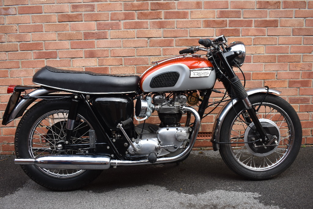 A 1969 Triumph Bonneville, registration number VRX 65H, frame number HC23306,