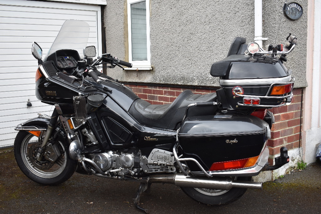 A 1992 Yamaha XVZ1300 Venture Royal and Squire trailer, registration number H72 GKP, black. - Image 2 of 6