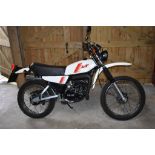 A 1981 Yamaha DT175 MX, registration number YGK 727W, ***frame number 2K460261 (not DK460261),