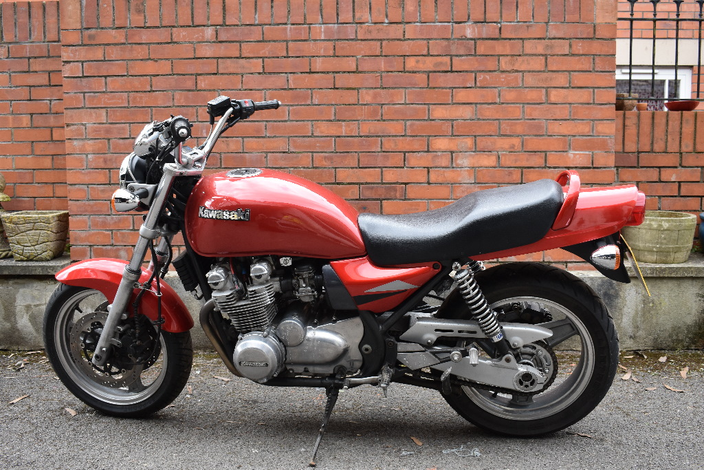 A 1992 Kawasaki ZR750 Zephyr, registration number J95 UUK, red. - Image 2 of 6