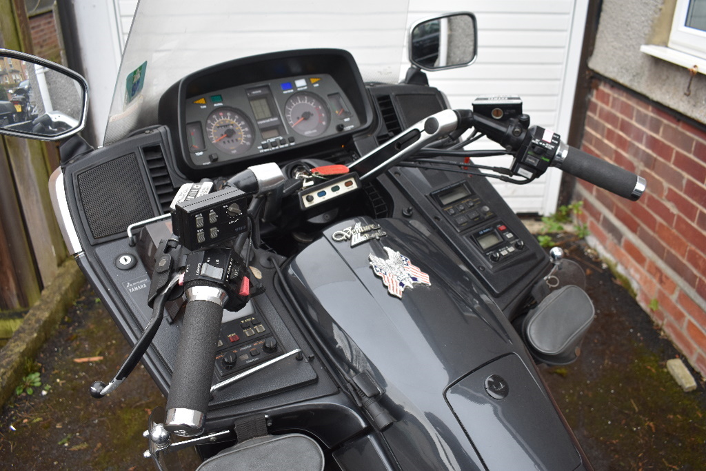 A 1992 Yamaha XVZ1300 Venture Royal and Squire trailer, registration number H72 GKP, black. - Image 3 of 6