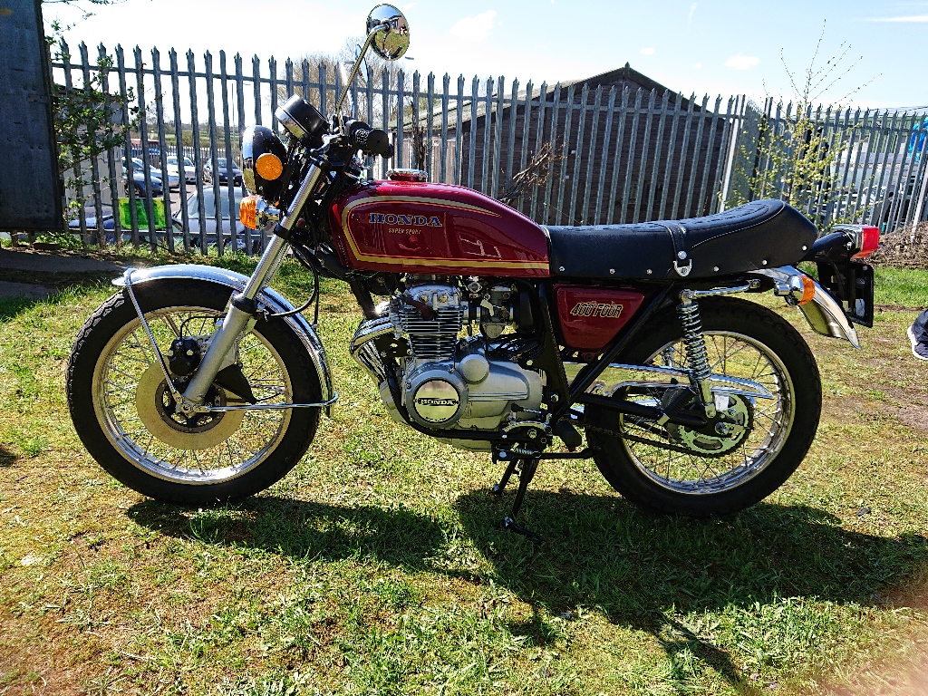 A 1976 Honda CB400/Four, registration number PGJ 78P, frame number CB400F-1053091, - Image 2 of 6